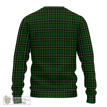 MacAlpine Modern Tartan Ugly Sweater with Family Crest DNA In Me Style - Tartan Vibes Clothing