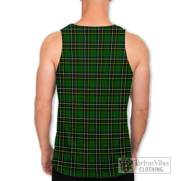 MacAlpine Modern Tartan Men's Tank Top with Family Crest DNA In Me Style - Tartan Vibes Clothing
