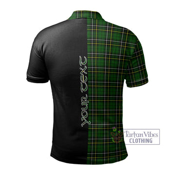 MacAlpine Modern Tartan Polo Shirt with Family Crest and Half Of Me Style - Tartan Vibes Clothing