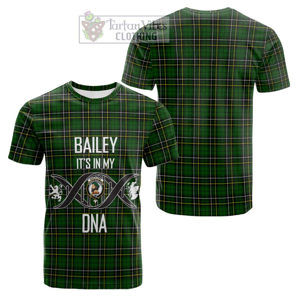 MacAlpine Modern Tartan Cotton T-shirt with Family Crest DNA In Me Style Kid's Shirt - Tartan Vibes Clothing