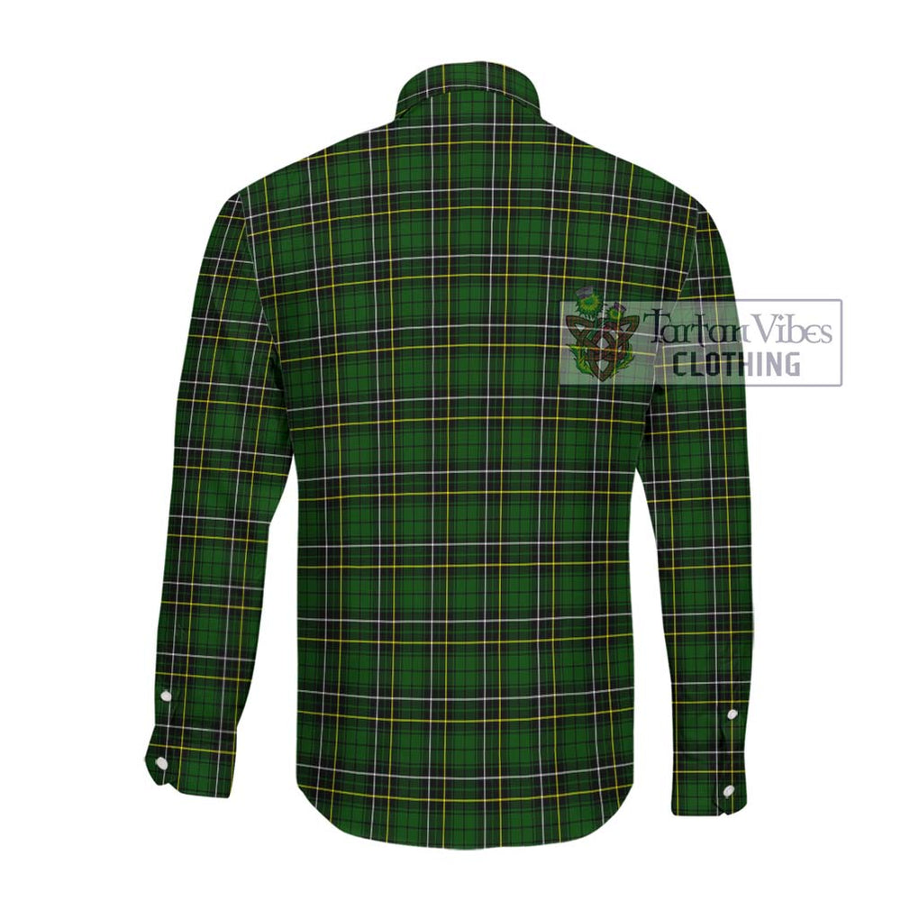 MacAlpine Modern Tartan Long Sleeve Button Shirt with Family Crest DNA In Me Style - Tartanvibesclothing Shop