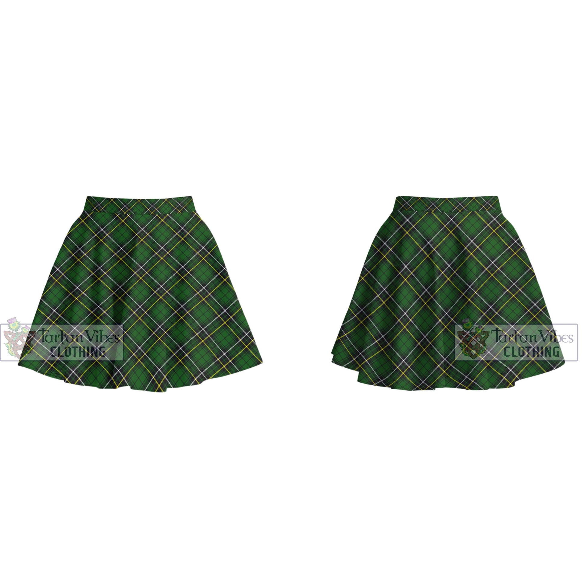 MacAlpine Modern Tartan Women's Plated Mini Skirt Cross Style - Tartan Vibes Clothing