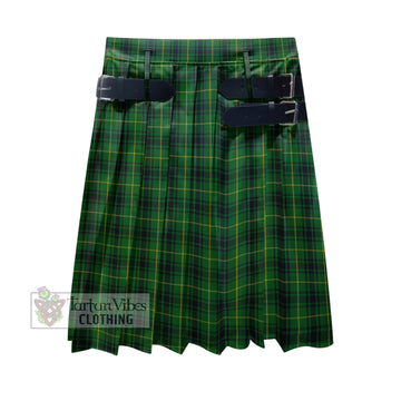 MacArthur Tartan Men's Pleated Skirt - Fashion Casual Retro Scottish Kilt Style