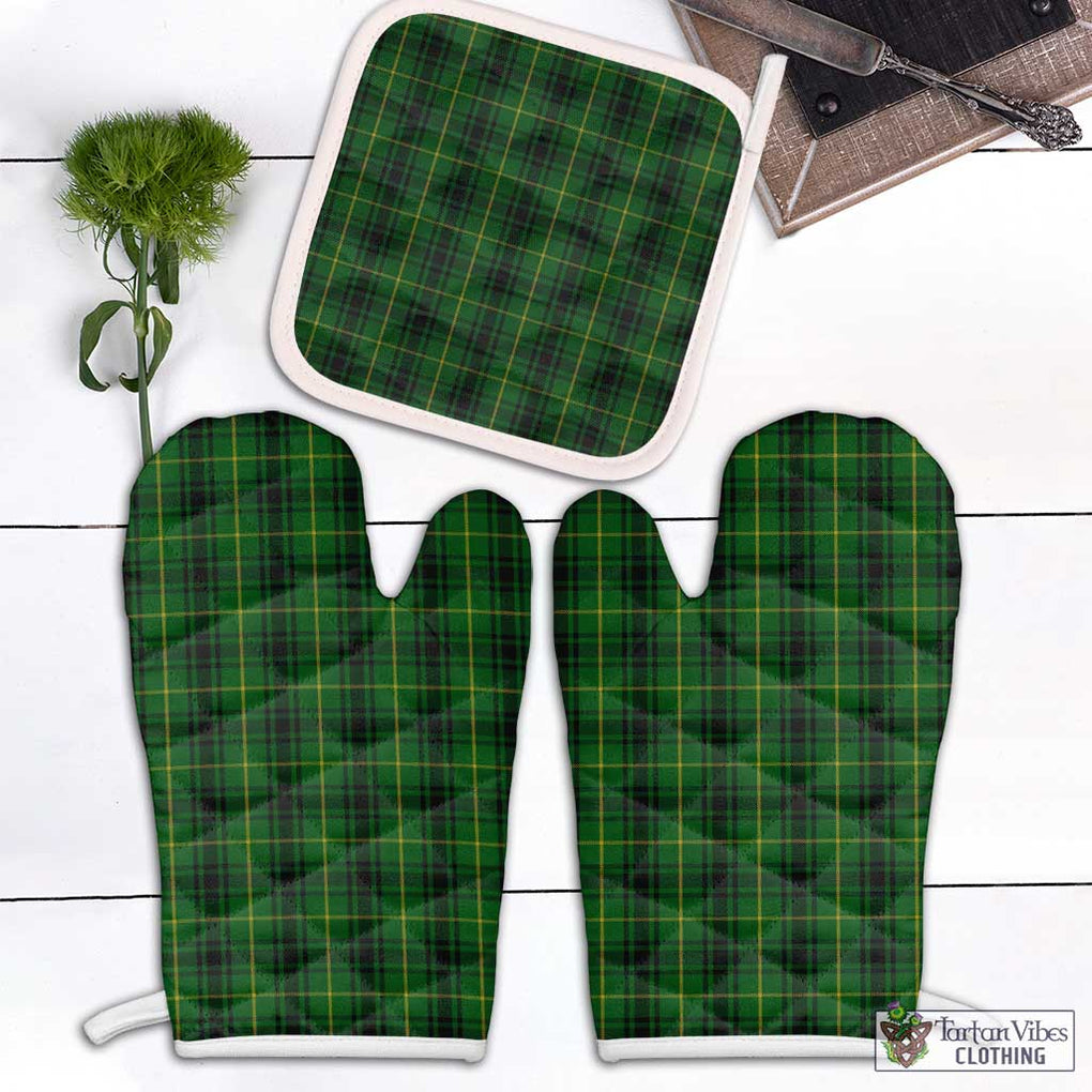 MacArthur (McArthur) Tartan Combo Oven Mitt & Pot-Holder Combo 1 Oven Mitt & 1 Pot-Holder White - Tartan Vibes Clothing