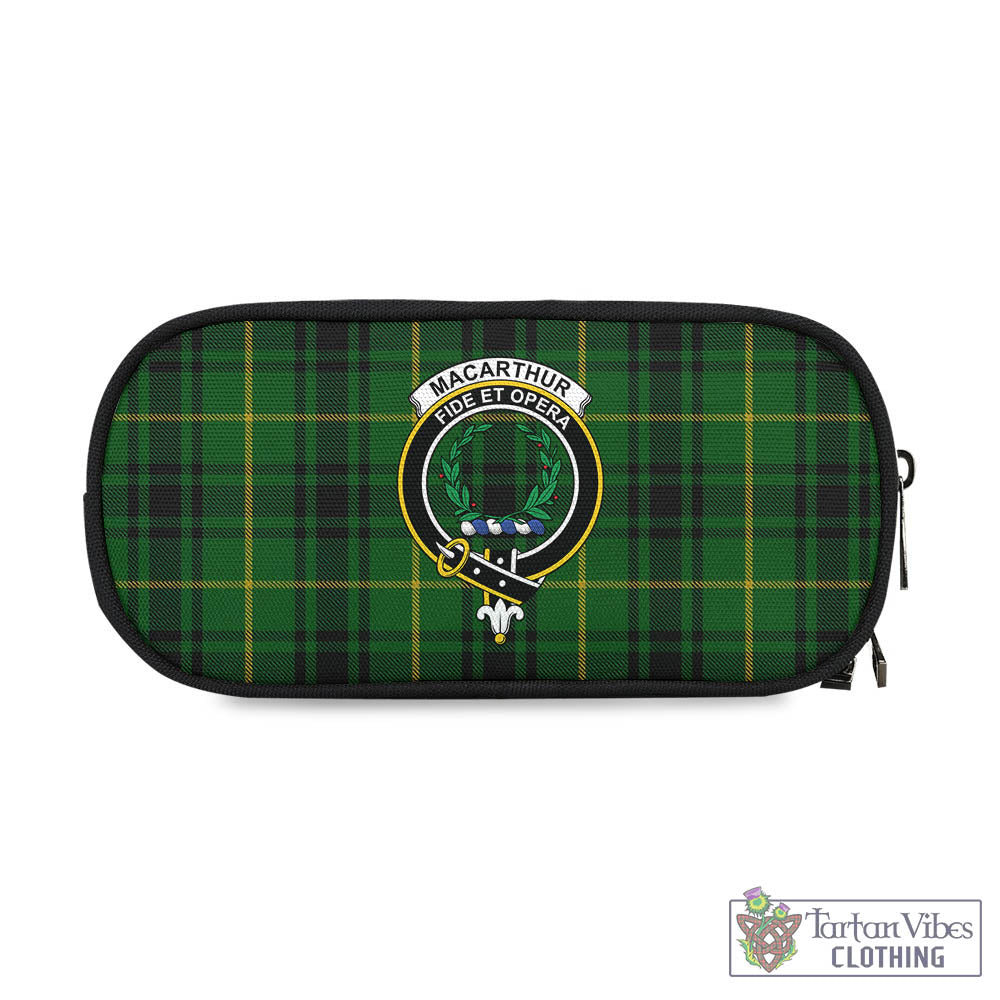 Tartan Vibes Clothing MacArthur Tartan Pen and Pencil Case with Family Crest