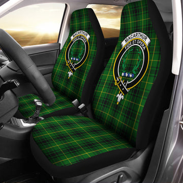 MacArthur (McArthur) Tartan Car Seat Cover with Family Crest