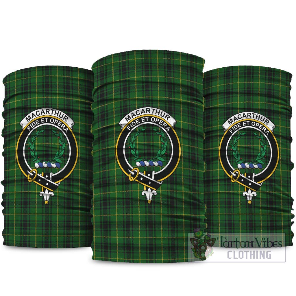 MacArthur Tartan Neck Gaiters, Tartan Bandanas, Tartan Head Band with Family Crest