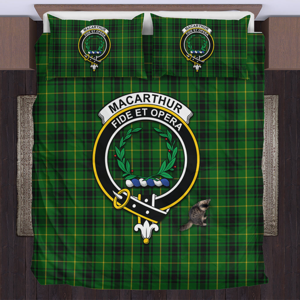 MacArthur (McArthur) Tartan Bedding Set with Family Crest US Bedding Set - Tartan Vibes Clothing