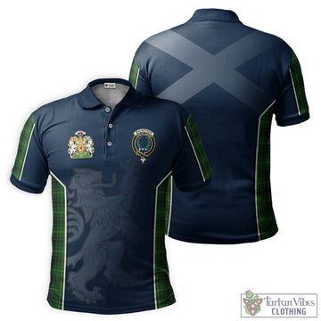 MacArthur (McArthur) Tartan Men's Polo Shirt with Family Crest and Lion Rampant Vibes Sport Style