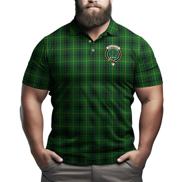 MacArthur (McArthur) Tartan Men's Polo Shirt with Family Crest