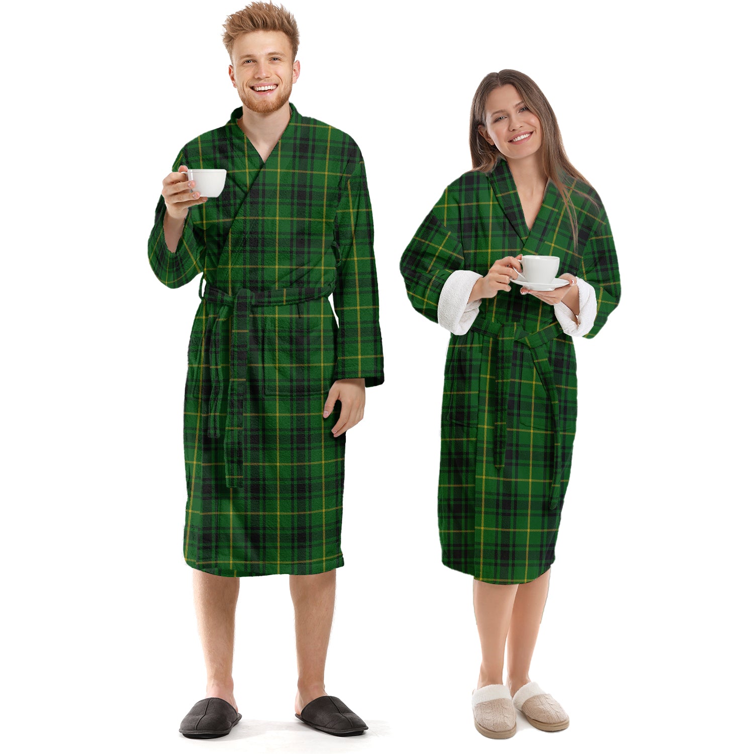 MacArthur (McArthur) Tartan Bathrobe Unisex S - Tartan Vibes Clothing