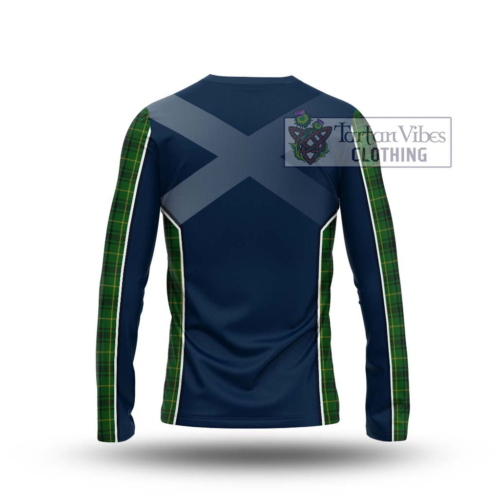 MacArthur (McArthur) Tartan Long Sleeve T-Shirt with Family Crest and Lion Rampant Vibes Sport Style - Tartan Vibes Clothing