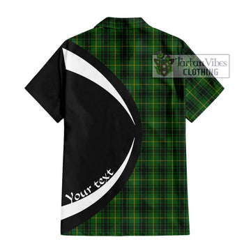 MacArthur (McArthur) Tartan Hawaiian Shirt with Family Crest Circle Style