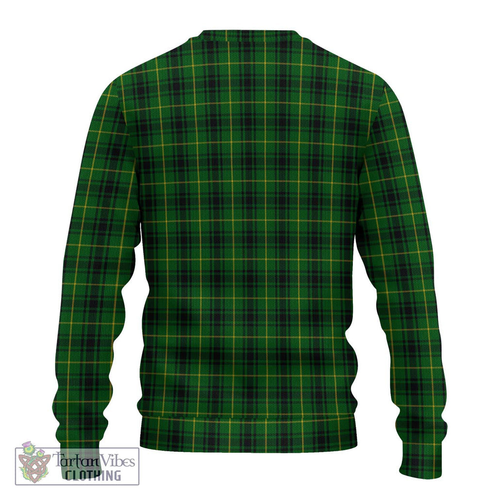 MacArthur (McArthur) Tartan Knitted Sweater with Family Crest DNA In Me Style - Tartanvibesclothing Shop