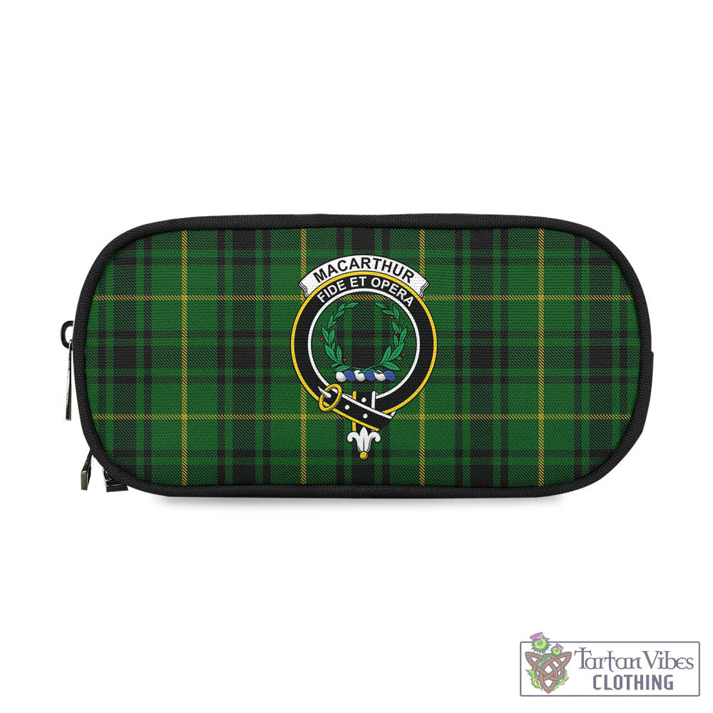 Tartan Vibes Clothing MacArthur Tartan Pen and Pencil Case with Family Crest