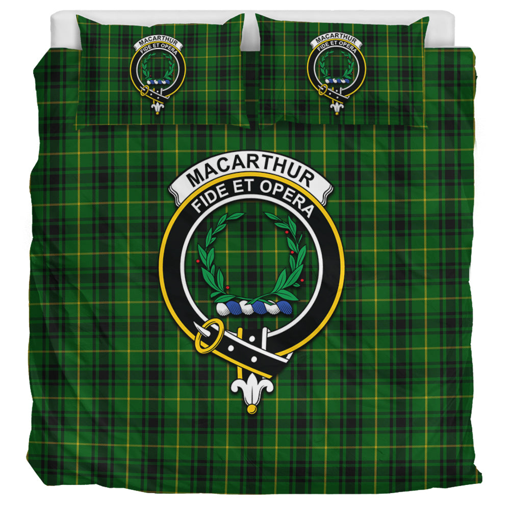 MacArthur (McArthur) Tartan Bedding Set with Family Crest UK Bedding Set UK Super King 104*94 inch - Tartan Vibes Clothing