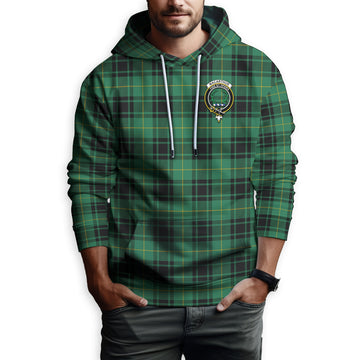 MacArthur Ancient Tartan Hoodie with Family Crest
