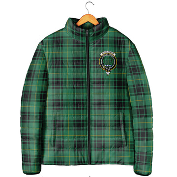 MacArthur Ancient Tartan Padded Jacket with Family Crest