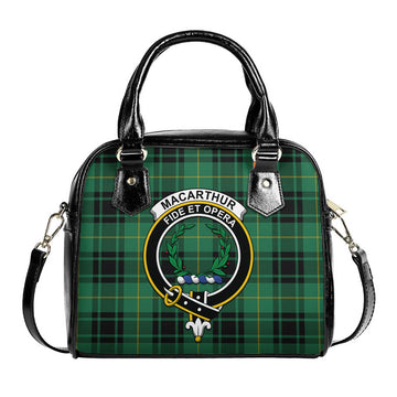 MacArthur Ancient Tartan Shoulder Handbags with Family Crest