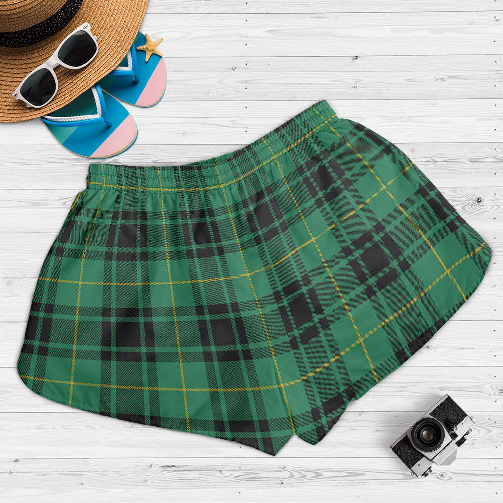 macarthur-ancient-tartan-womens-shorts-with-family-crest