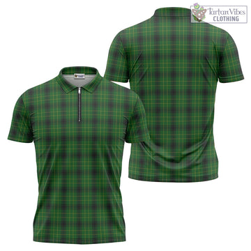 MacArthur Highland Tartan Zipper Polo Shirt