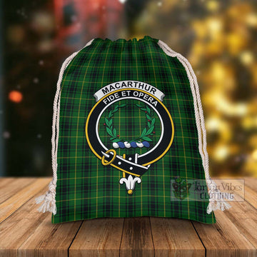 Tartan Vibes Clothing MacArthur (McArthur) Tartan Christmas Santa's Bag with Family Crest