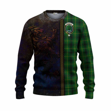 MacArthur (McArthur) Tartan Family Crest Knitted Sweater Alba Gu Brath Be Brave Lion Ancient Style