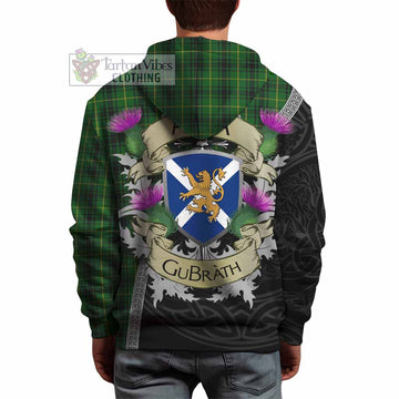 MacArthur (McArthur) Tartan Family Crest Hoodie Lion Rampant Royal Thistle Shield Celtic Inspired