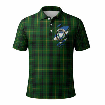 MacArthur (McArthur) Clan Crest In Me Tartan Polo Shirt Scotland Flag Style