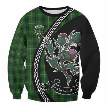MacArthur (McArthur) Family Crest Tartan Sweatshirt Alba Thistle Inspired
