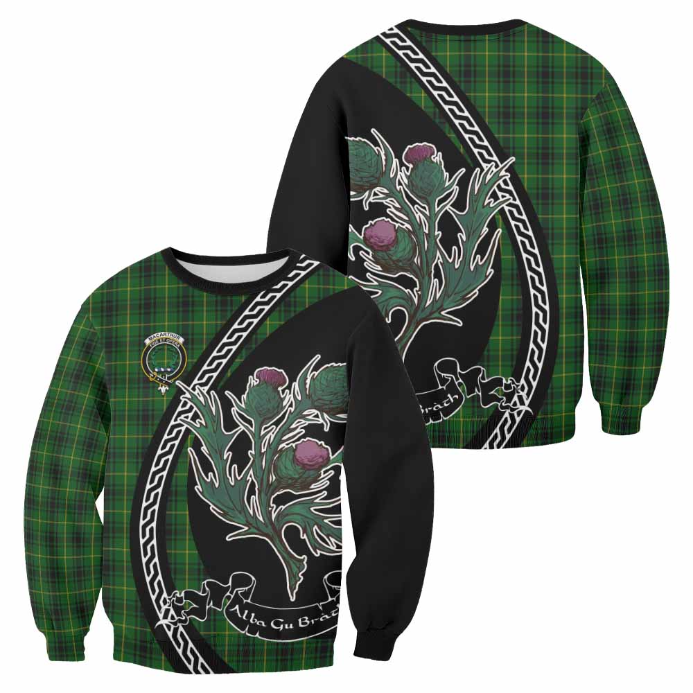 MacArthur (McArthur) Family Crest Tartan Sweatshirt Alba Thistle Inspired - Tartan Vibes Clothing