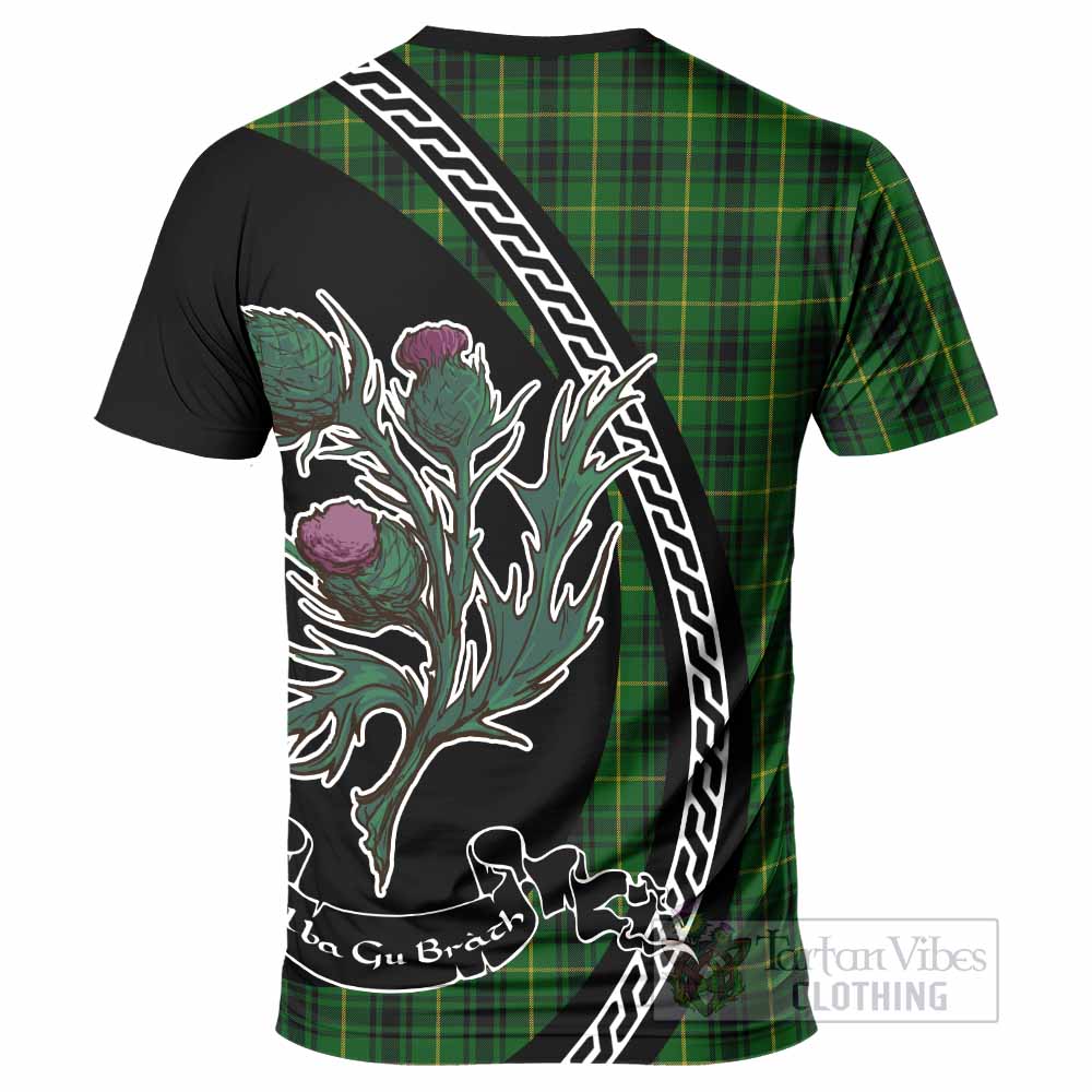 MacArthur (McArthur) Family Crest Tartan T-Shirt Alba Thistle Inspired - Tartan Vibes Clothing