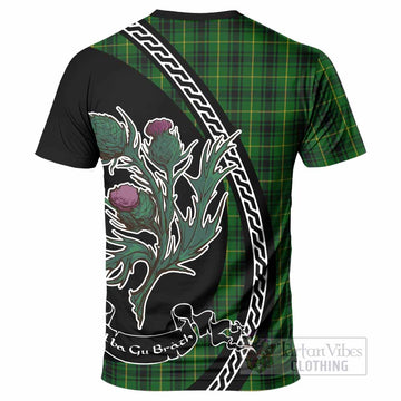 MacArthur (McArthur) Family Crest Tartan T-Shirt Alba Thistle Inspired - Tartan Vibes Clothing
