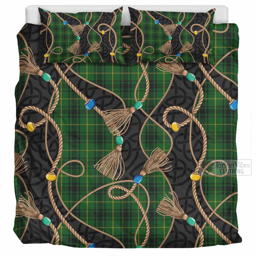 MacArthur (McArthur) Scottish Tartan Twisted Ropes Stylized Bedding Set UK Bedding Set UK Super King 104*94 inch - Tartan Vibes Clothing