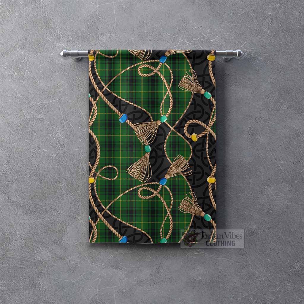 MacArthur (McArthur) Scottish Tartan Twisted Ropes Stylized Gonfalon Rectangle - Tartan Vibes Clothing