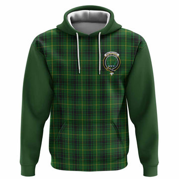 MacArthur (McArthur) Tartan Accent Hoodie with Family Crest