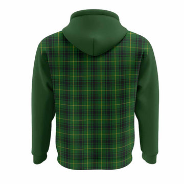 MacArthur (McArthur) Tartan Accent Hoodie with Family Crest
