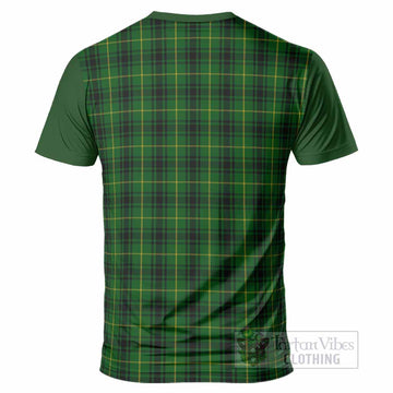 MacArthur (McArthur) Tartan Accent T-Shirt with Family Crest