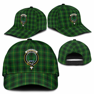 MacArthur (McArthur) Tartan Classic Cap with Family Crest