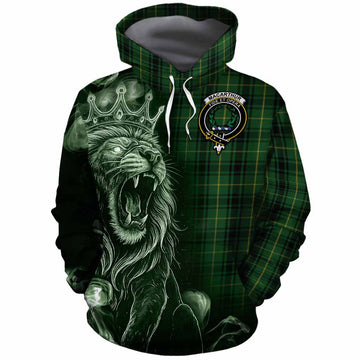 MacArthur (McArthur) Tartan Cotton Hoodie Roaring Lion Heritage
