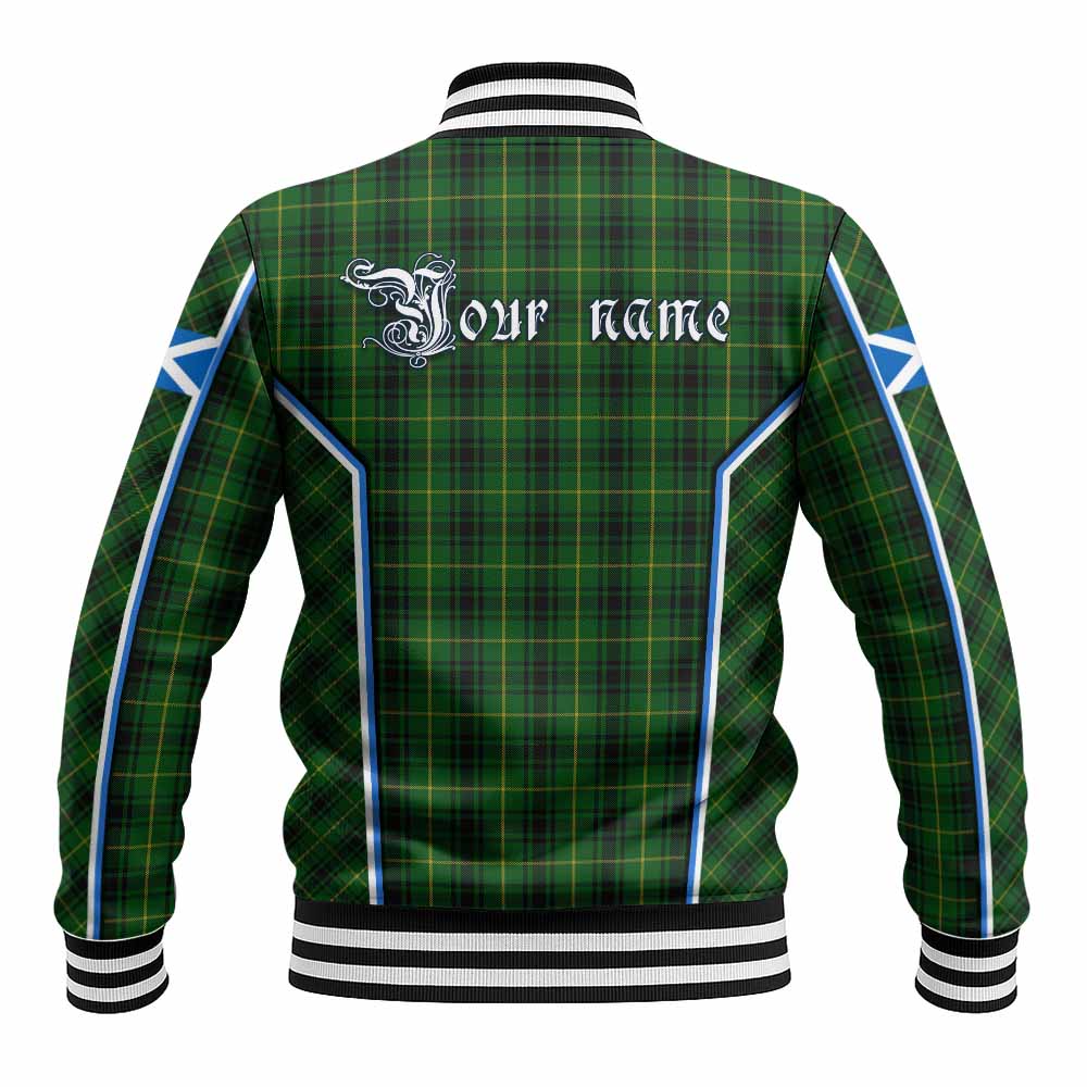 MacArthur (McArthur) Tartan Crest Baseball Jacket Scotland Coat of Arm Flag Style - Tartan Vibes Clothing