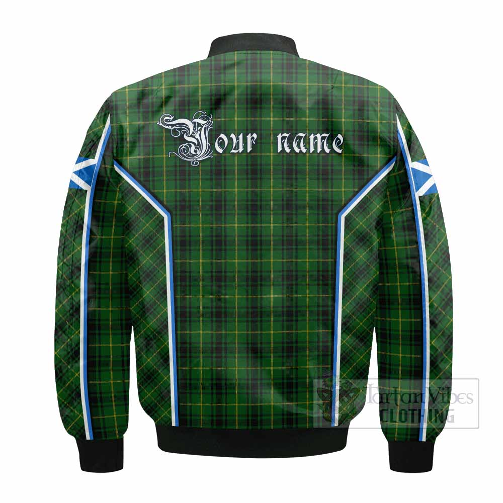 MacArthur (McArthur) Tartan Crest Bomber Jacket Scotland Coat of Arm Flag Style - Tartan Vibes Clothing