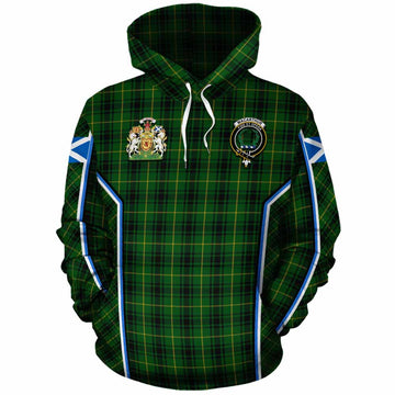 MacArthur (McArthur) Tartan Crest Cotton Hoodie Scotland Coat of Arm Flag Style - Tartan Vibes Clothing