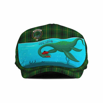 MacArthur (McArthur) Tartan Crest Flat Cap, Jeff Cap Nessie Under Water