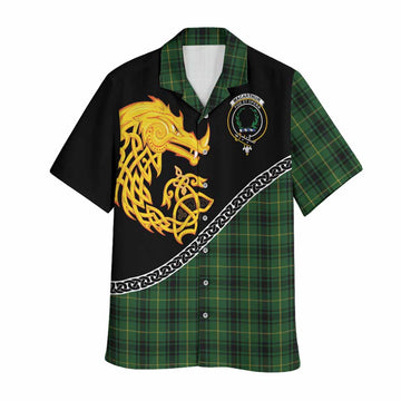 MacArthur (McArthur) Tartan Crest Hawaiian Shirt Legendary Dragon Knot Half Style