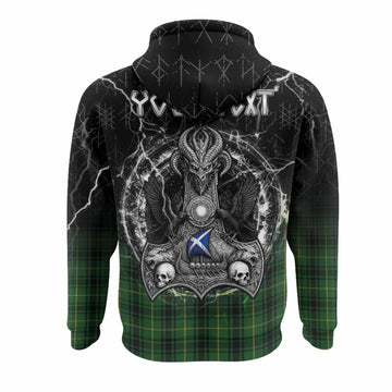 MacArthur (McArthur) Tartan Crest Hoodie Celtic Odin's Raven Legacy