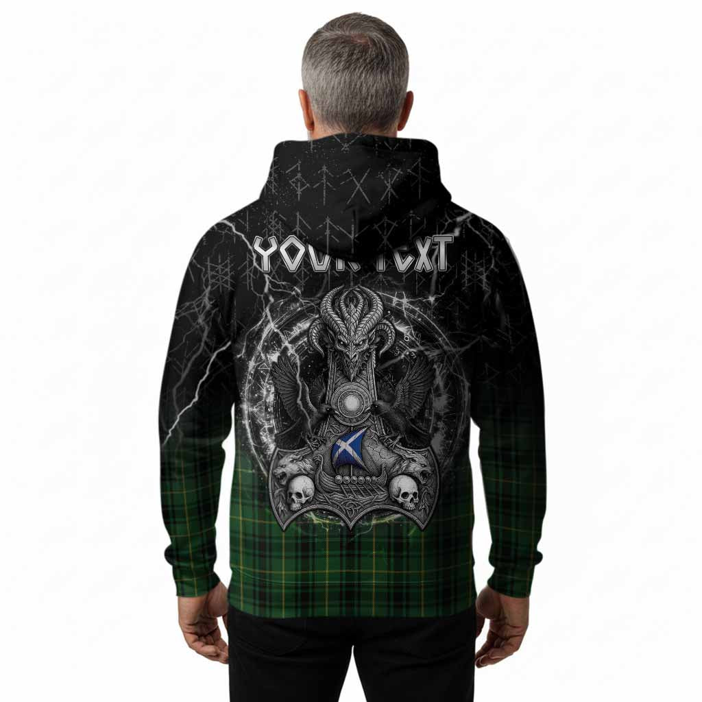 MacArthur (McArthur) Tartan Crest Hoodie Celtic Odin's Raven Legacy
