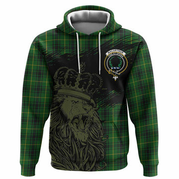 MacArthur (McArthur) Tartan Crest Hoodie Crowned Lion Heritage Style