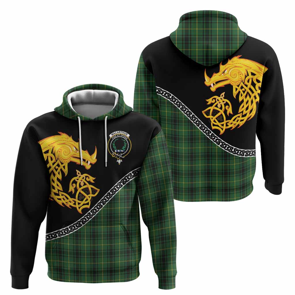 MacArthur (McArthur) Tartan Crest Hoodie Legendary Dragon Knot Half Style