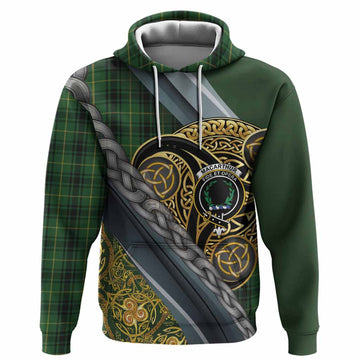 MacArthur (McArthur) Tartan Crest Hoodie Scottish Triskele Celtic